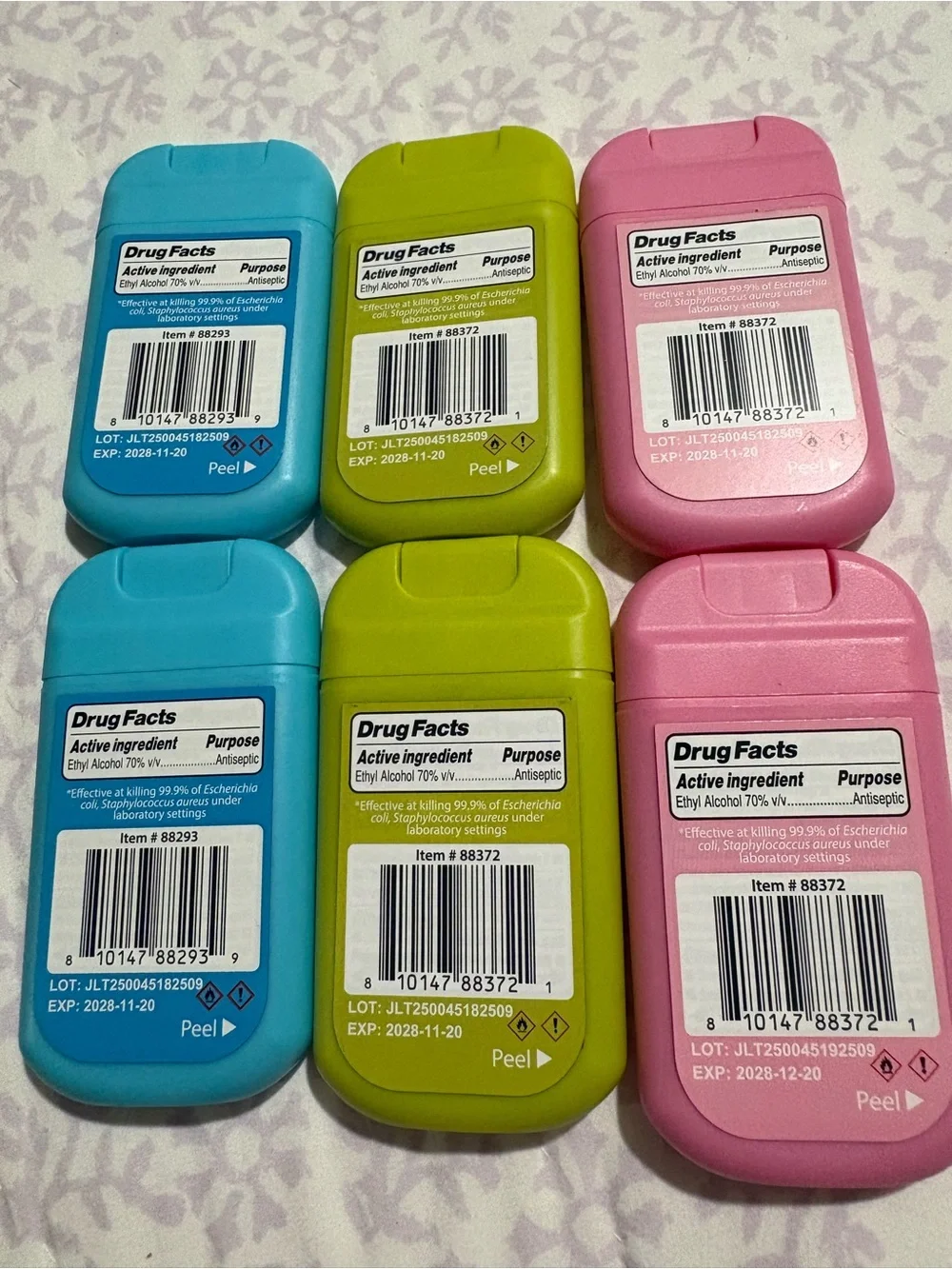Kids Hand Sanitizer Spray – Blue, Green, Pink